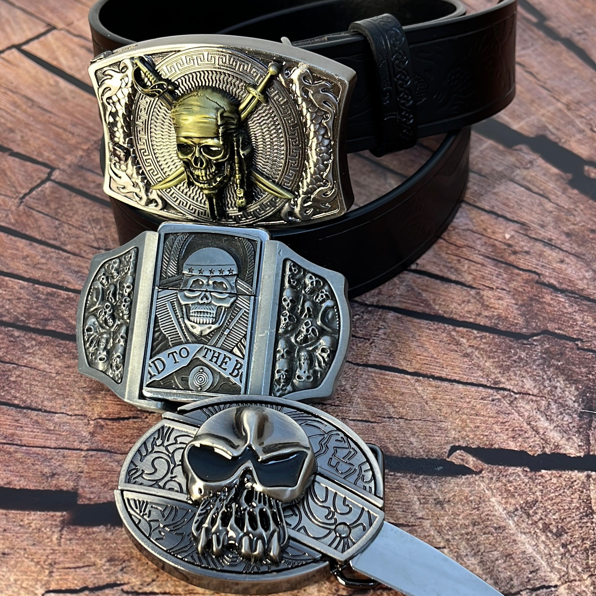 Skull Belt Set