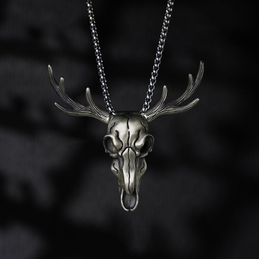 Cow Head Knife Necklace  Capricorn