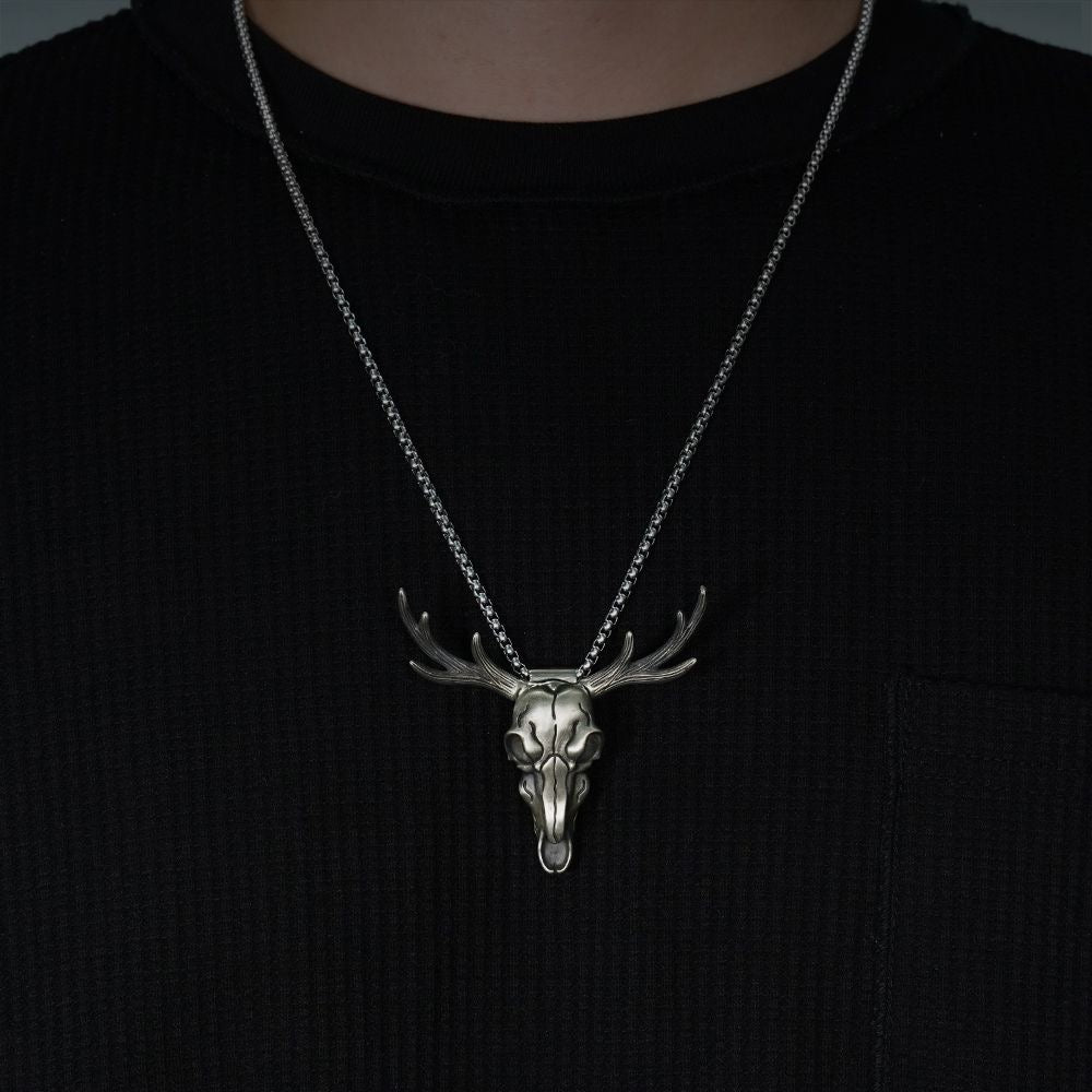 Cow Head Knife Necklace  Capricorn