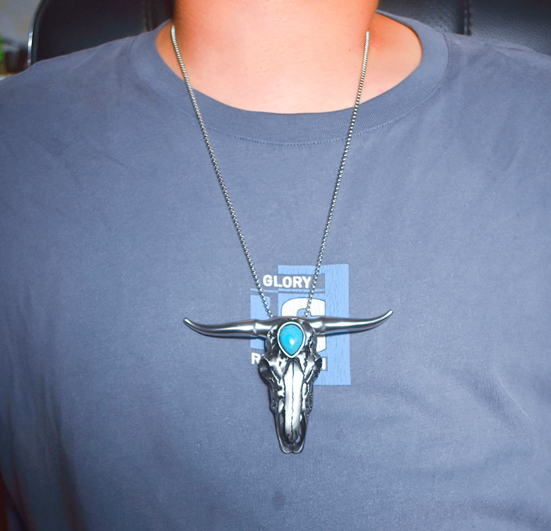 Turquoise Necklace Longhorn