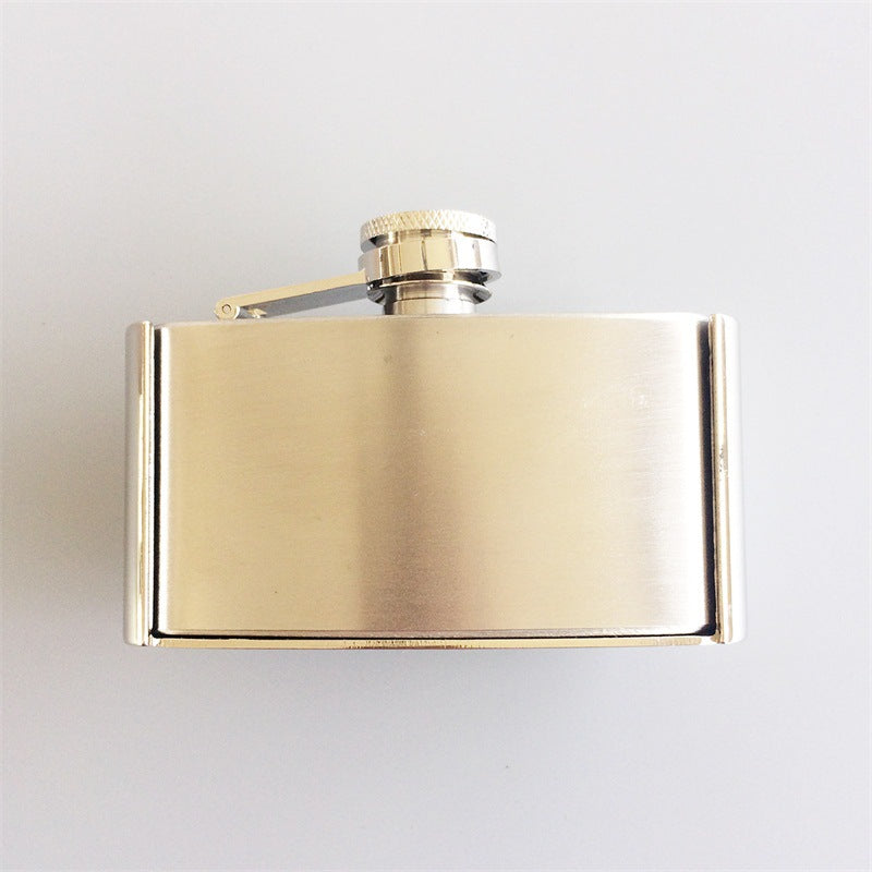 Stainless Steel Hip Flask Belt Buckle