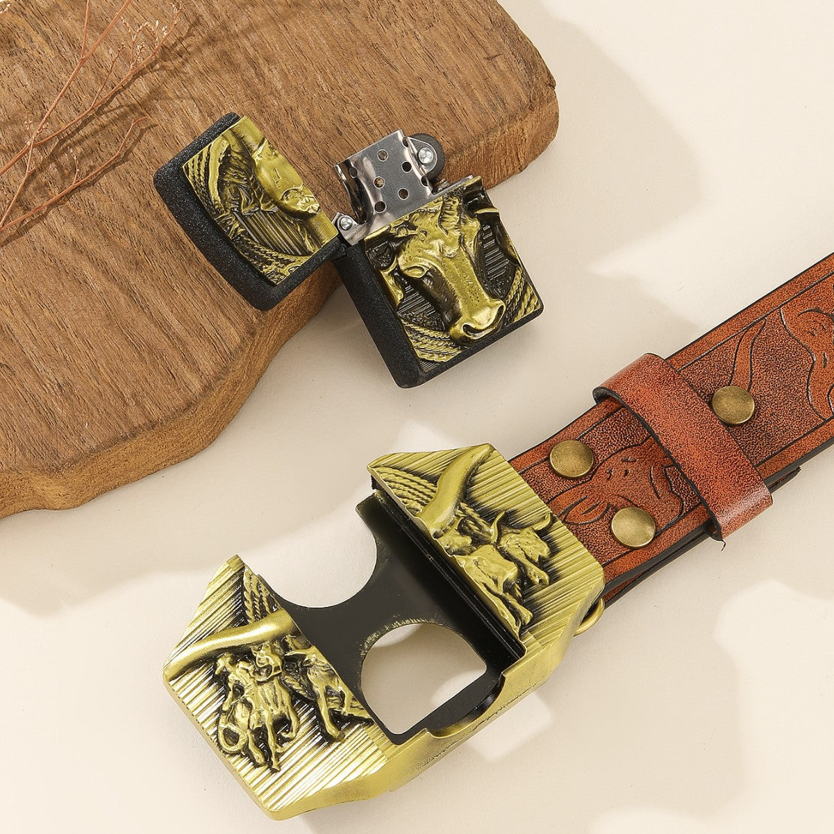 Longhorn Lighter Belt