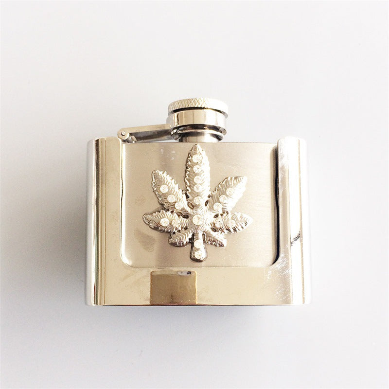 Stainless Steel Hip Flask Belt Buckle