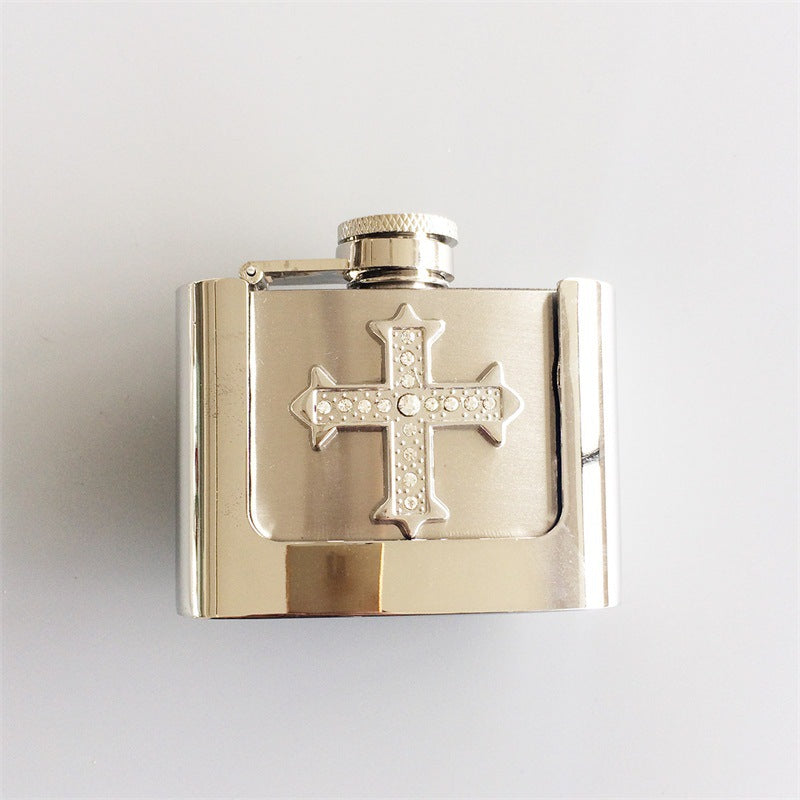 Stainless Steel Hip Flask Belt Buckle