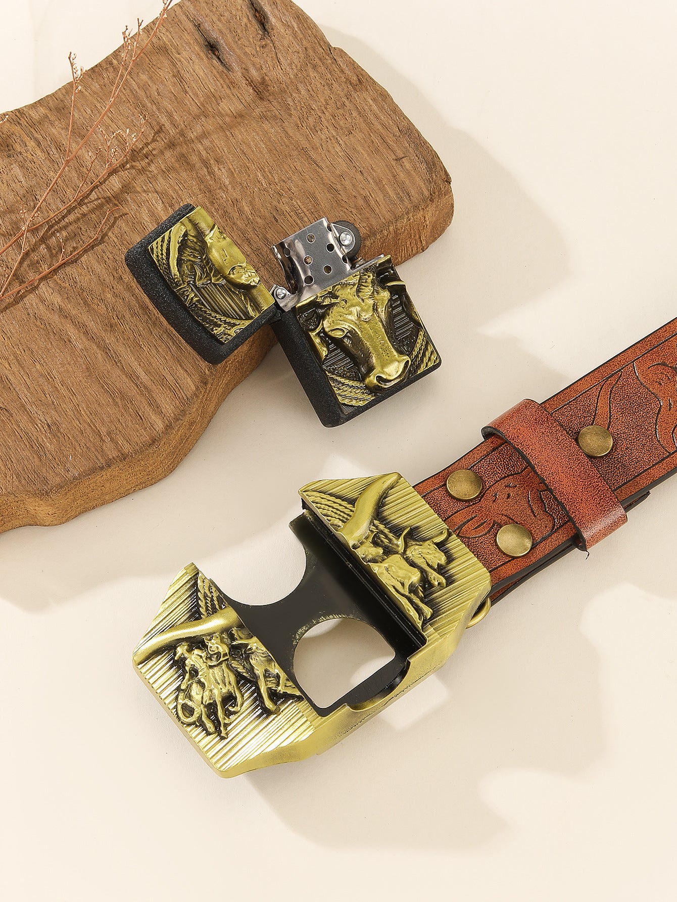 Longhorn Lighter Belt