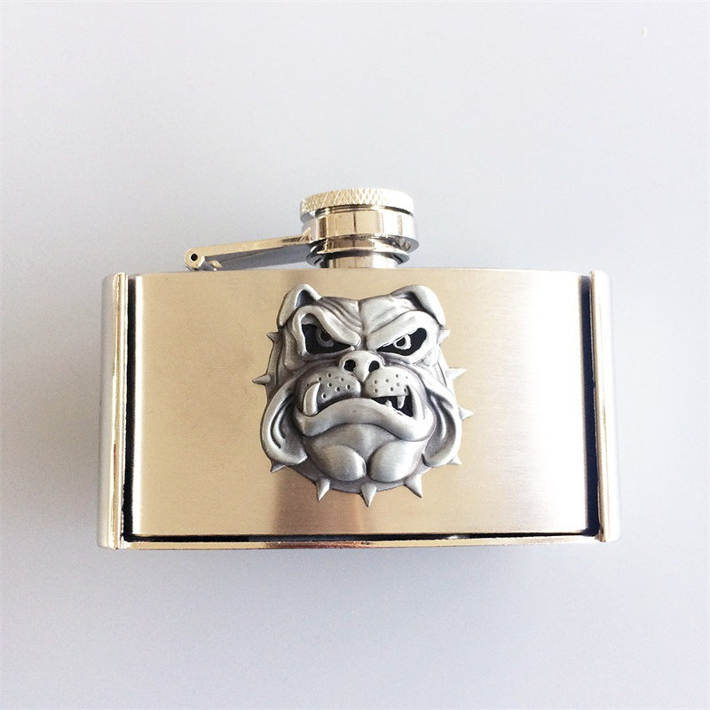 Stainless Steel Hip Flask Belt Buckle