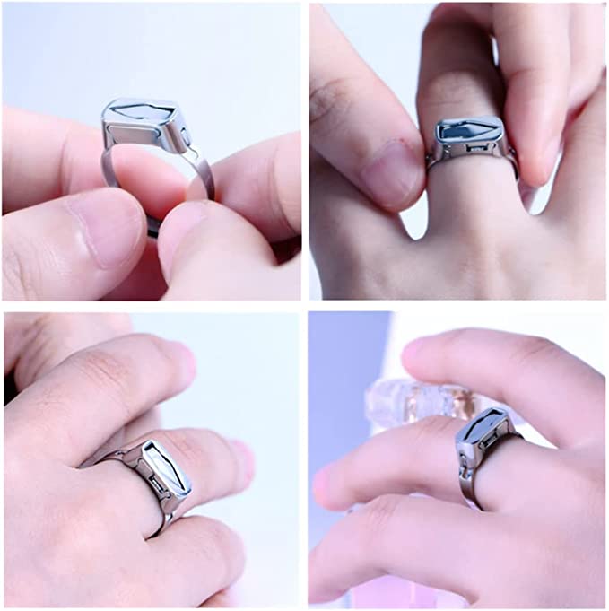 Hidden Adjustable Open Ring