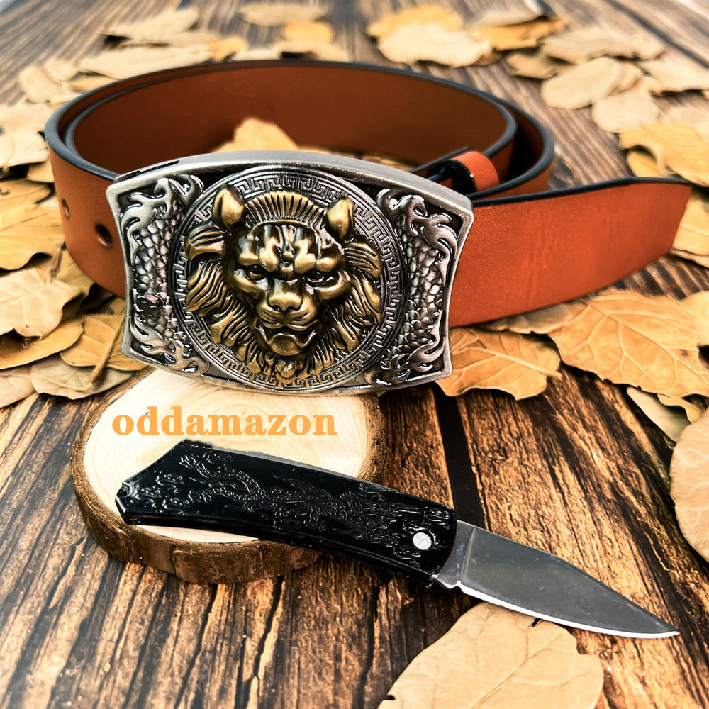 Instant Ejection Knife brown Belt