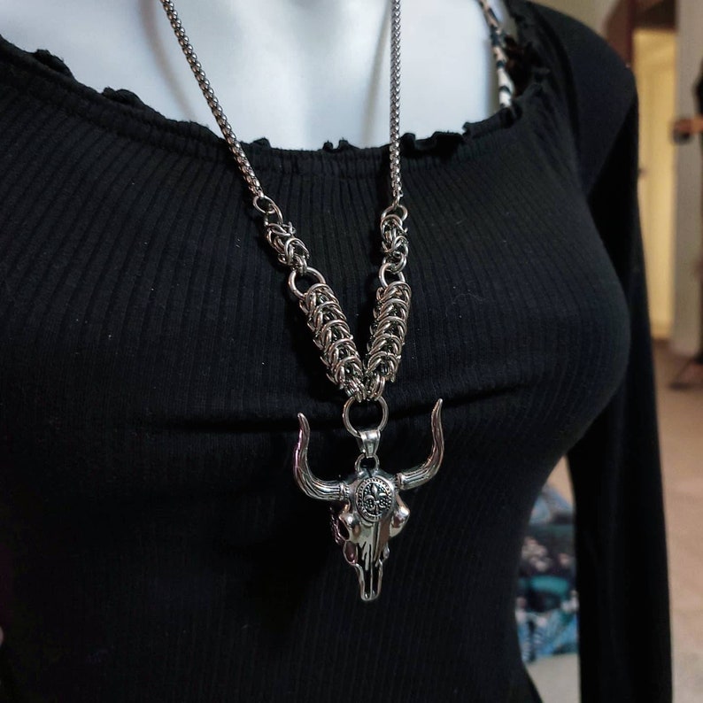 Longhorn Skull necklaces