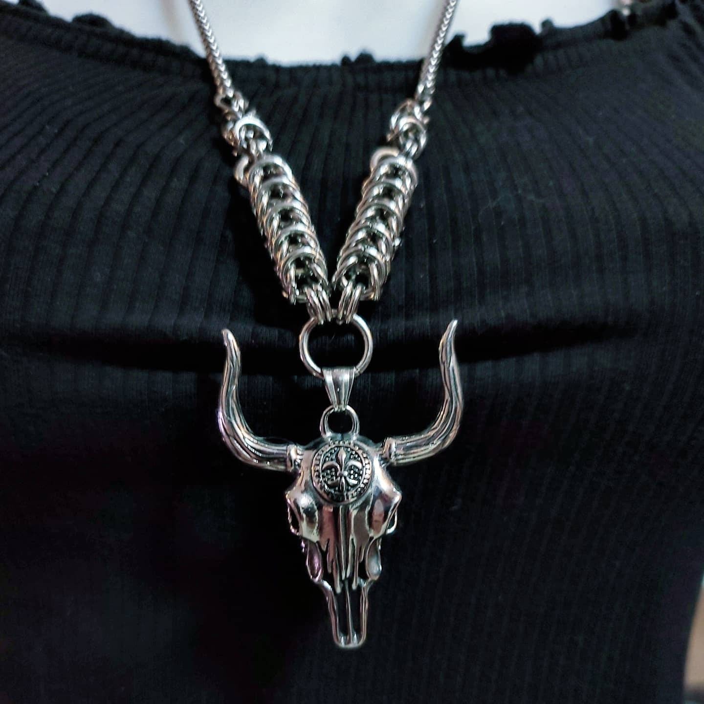 Longhorn Skull necklaces