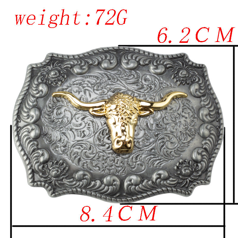 Western style cowgirl belt buckle